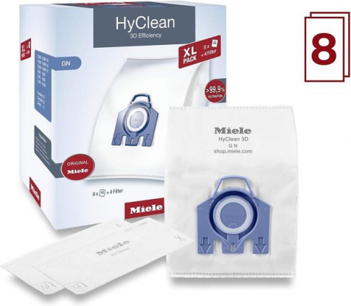 Набор мешков-пылесборников Miele GN XL HyClean 3D Набор мешков-пылесборников Miele GN XL HyClean 3D