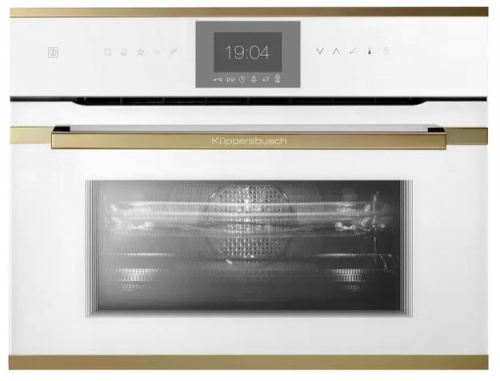 Компактный духовой шкаф с микроволнами Kuppersbusch CBM 6550.0 W4 Gold Компактный духовой шкаф с микроволнами Kuppersbusch CBM 6550.0 W4 Gold